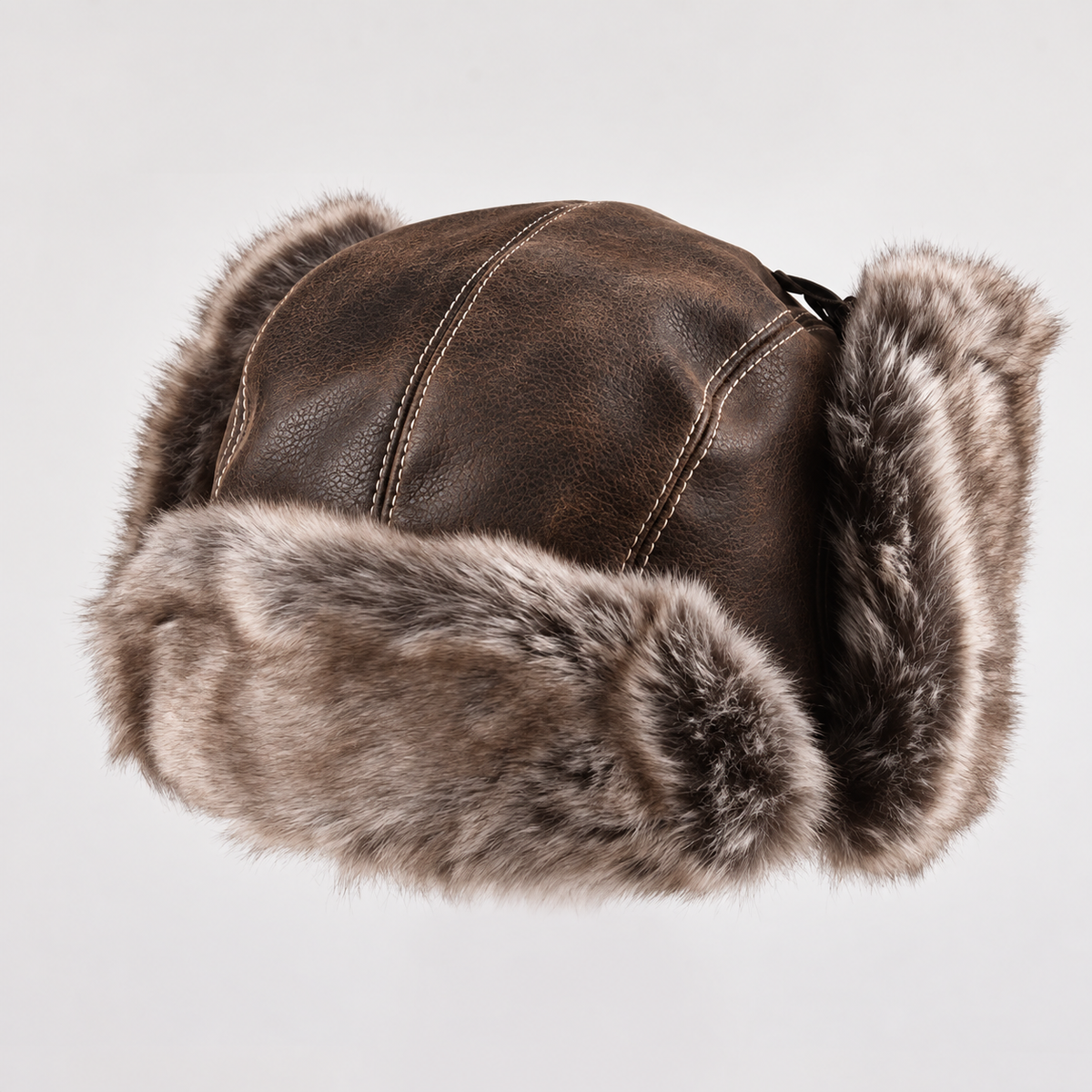 Vintage WWII Fur-Lined Aviator Hat
